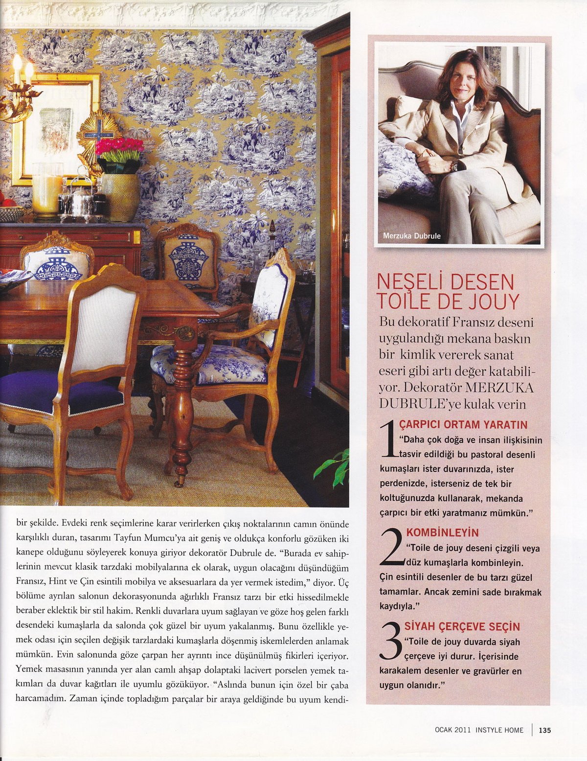 INSTYLE HOME JANUARY 2011 